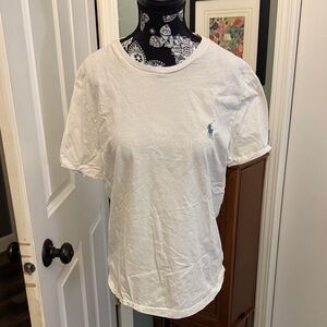 Polo by Ralph Lauren White Short Sleeve Tee with Blue Pony